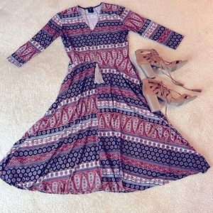 Final price! Southwestern style. Agnes and Dora Curie Dress Small. Fall dress